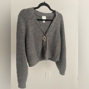 H&M Cardigan with rhinestone bow